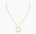 LOVE NECKLACE, 2 DIAMONDS