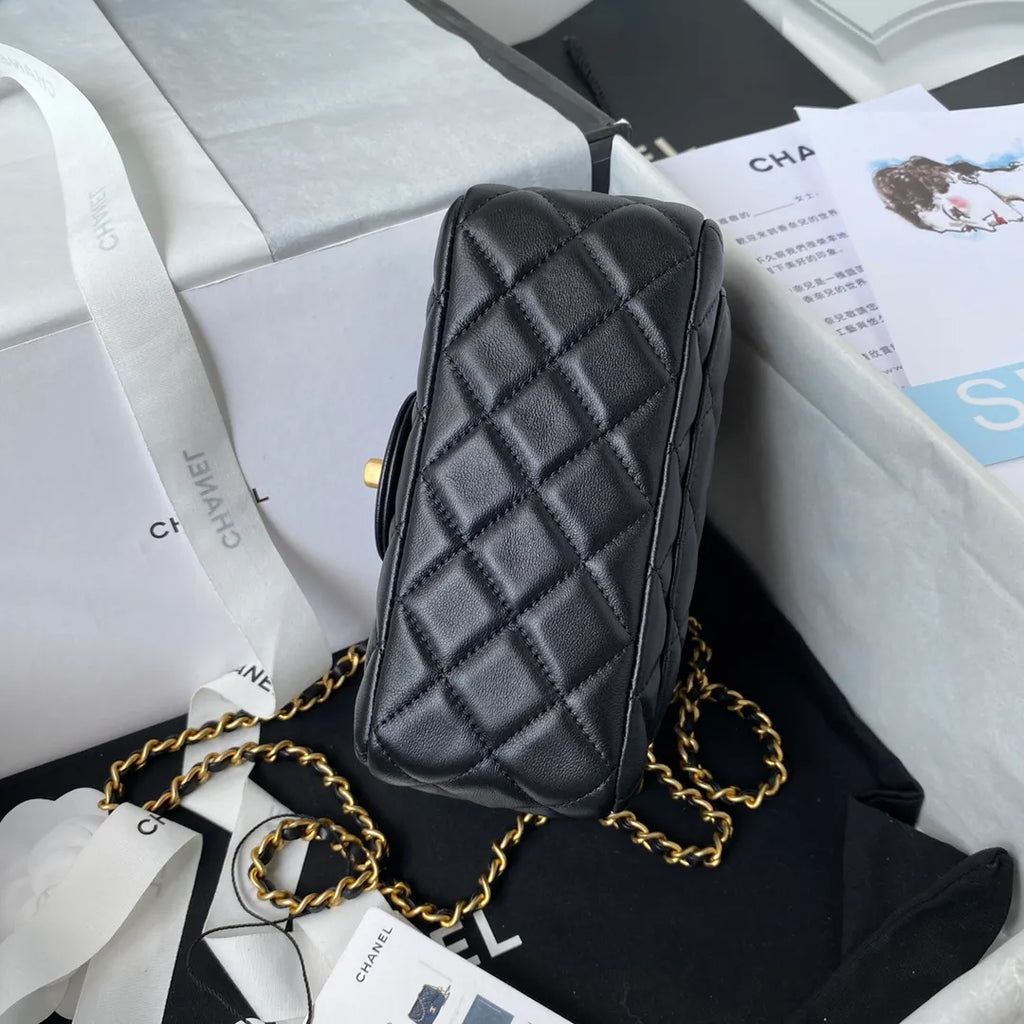 Chanel CF square with golden ball 1786