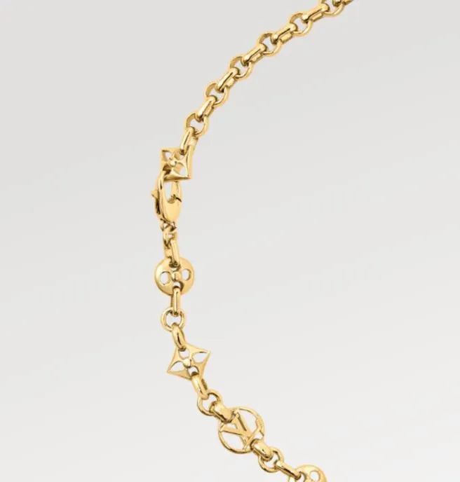 LV Louis Vuitton CRAZY IN LOCK NECKLACE M00371