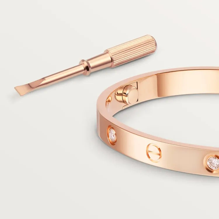 LOVE BRACELET, 4 DIAMONDS