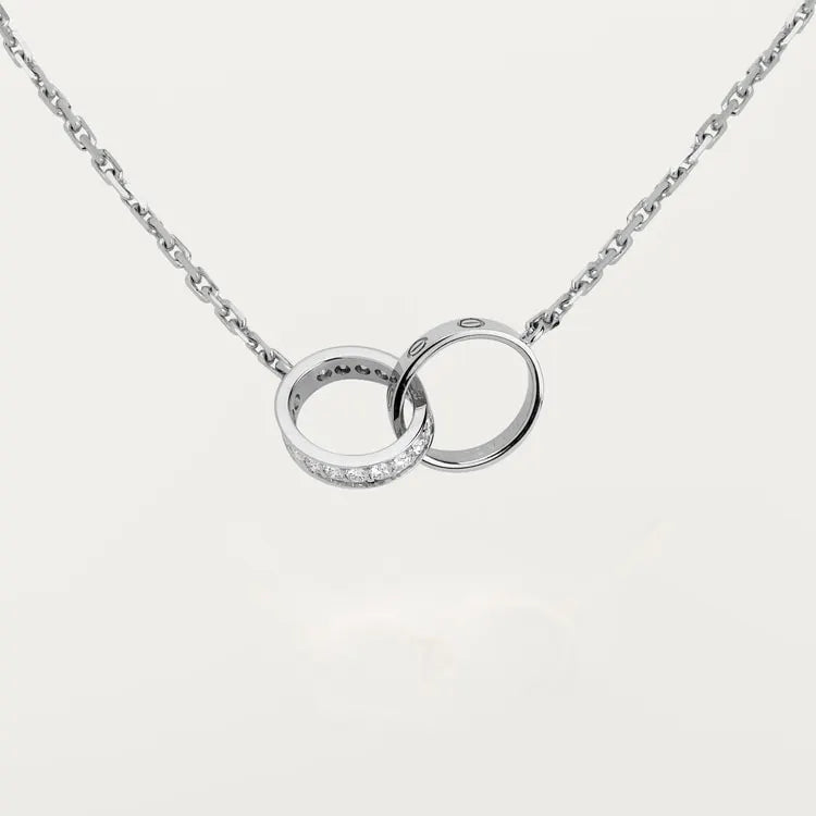 LOVE NECKLACE, DIAMONDS