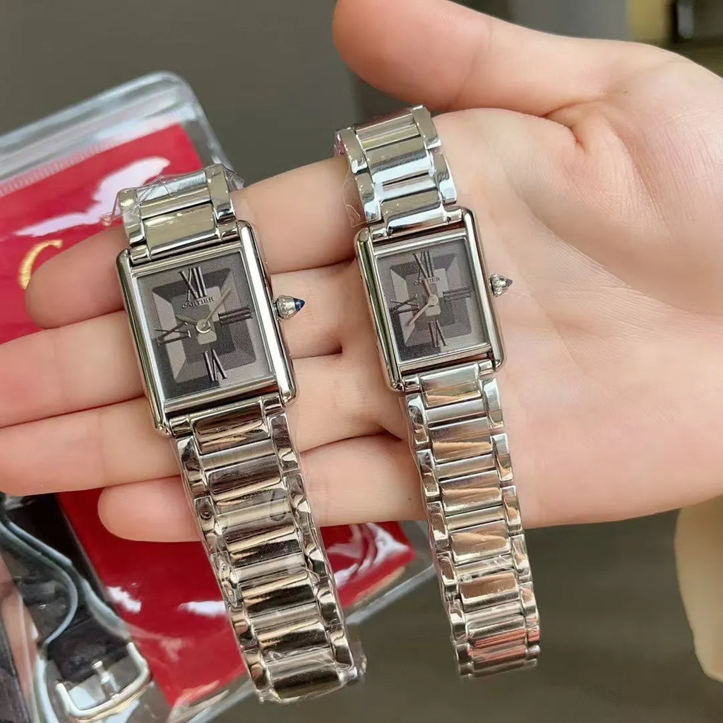 Cartier Tank Must  Stainless steel strap Watch