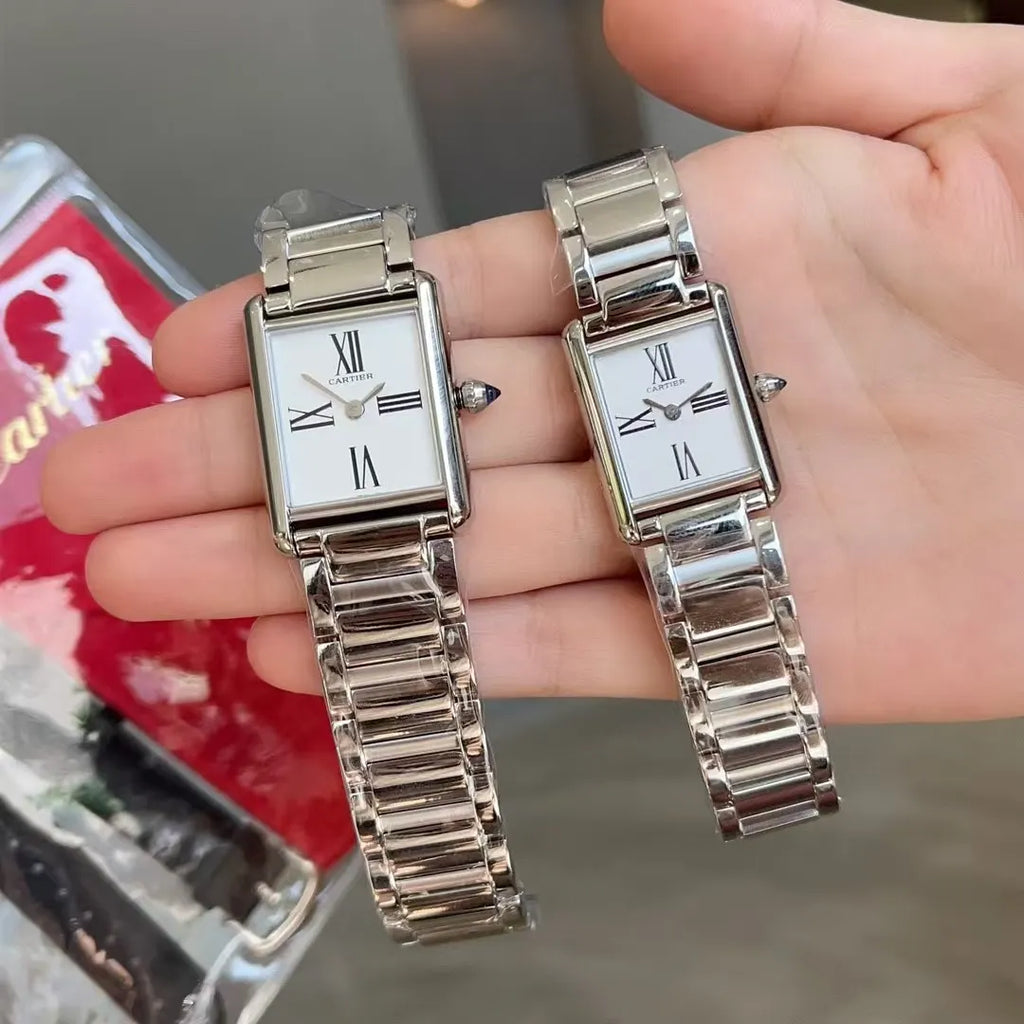Cartier Tank Must  Stainless steel strap Watch