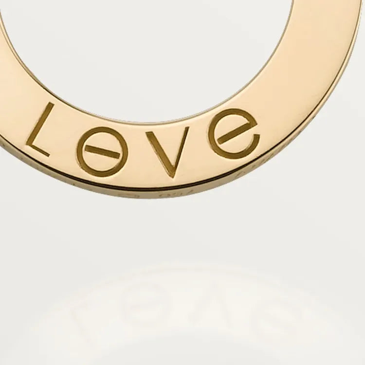 LOVE NECKLACE, 3 DIAMONDS