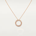 LOVE NECKLACE, DIAMOND-PAVED