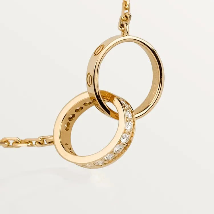 LOVE NECKLACE, DIAMONDS