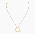 LOVE NECKLACE, 2 DIAMONDS
