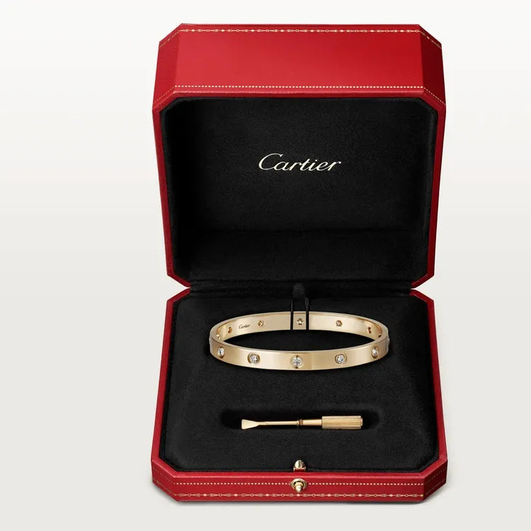 LOVE BRACELET, 10 DIAMONDS [Best Selling]