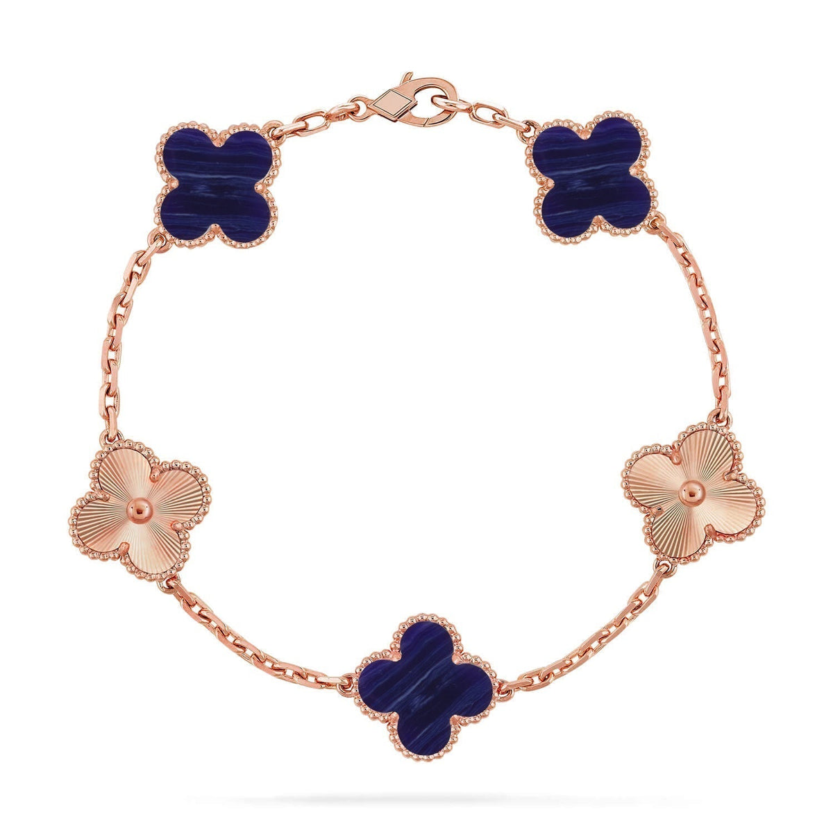 New CLOVER 5 MOTIF PURPLE STRIPES BRACELET COLLECTION