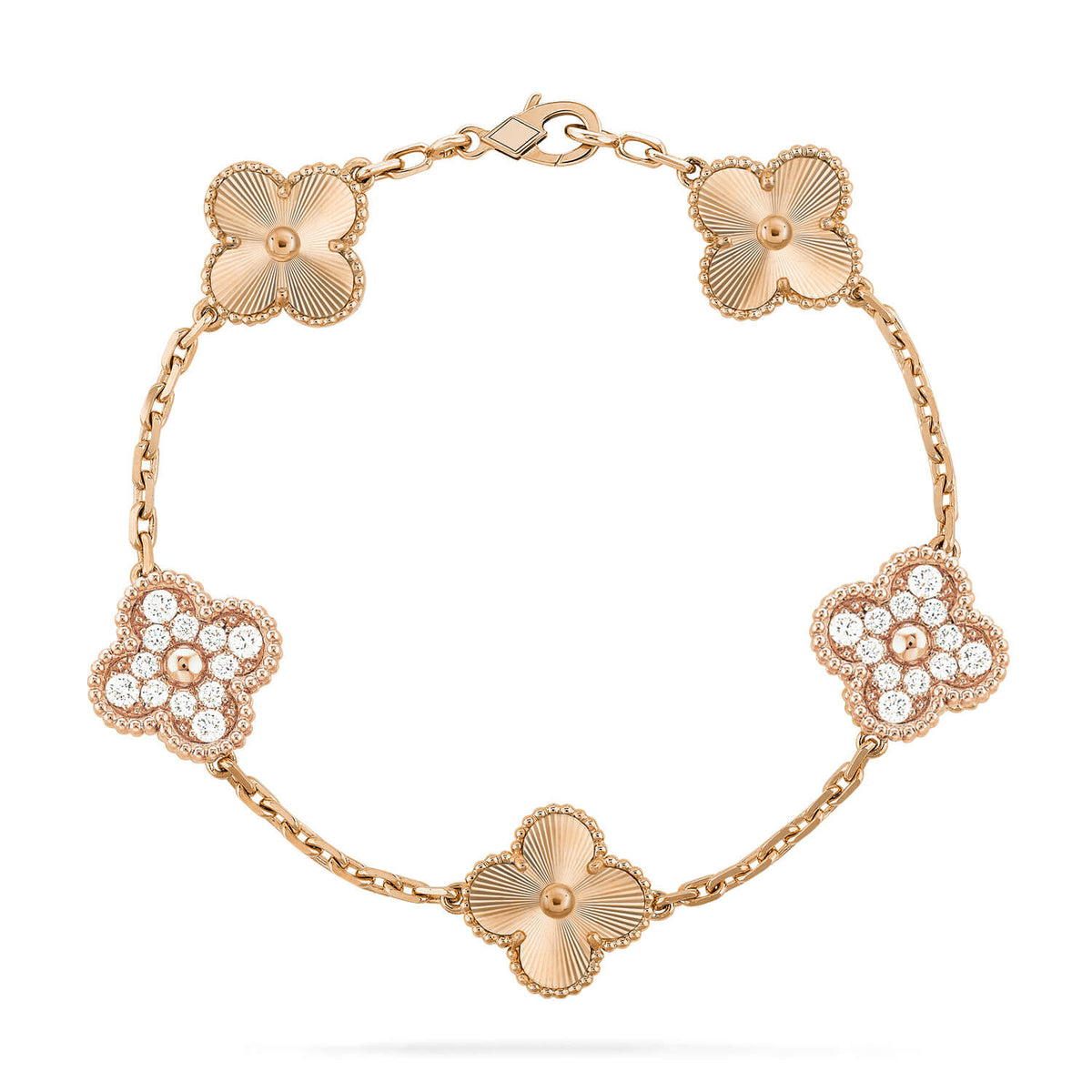 New  CLOVER 5 MOTIF LASER BRACELET COLLECTION