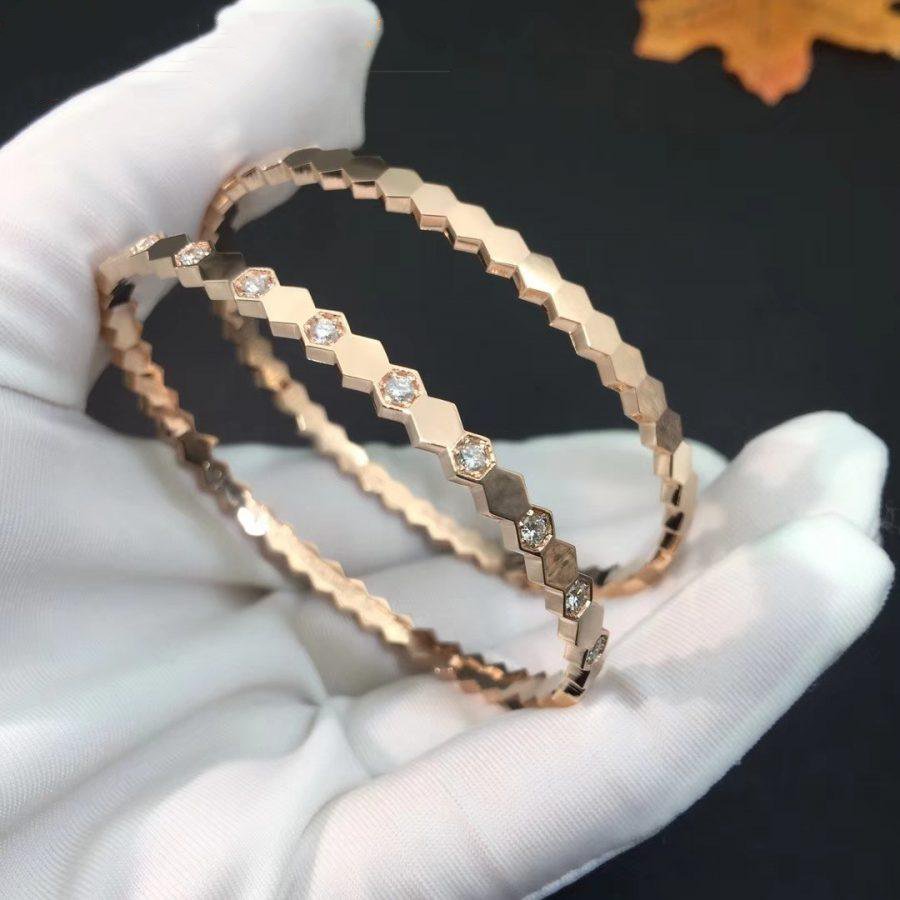 BEE LOVE SILVER DIAMOND BRACELET