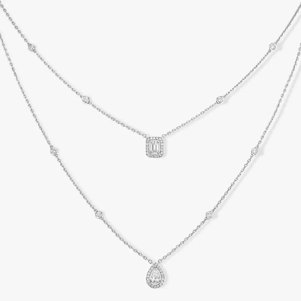 Diamond Necklace My Twin 2 Rows
