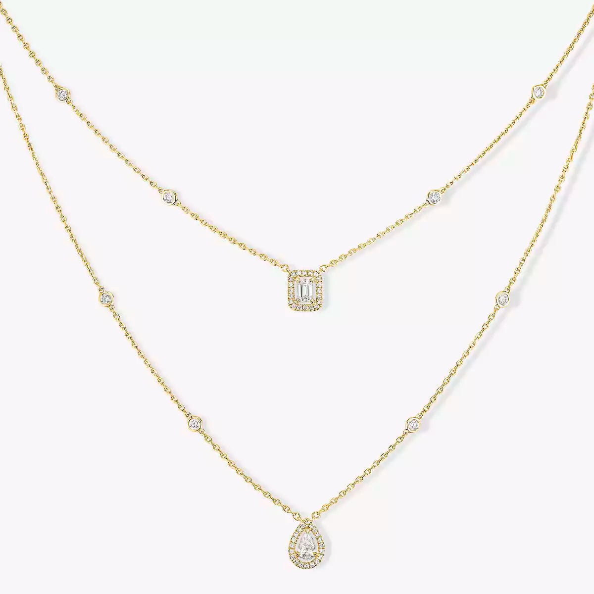 Diamond Necklace My Twin 2 Rows