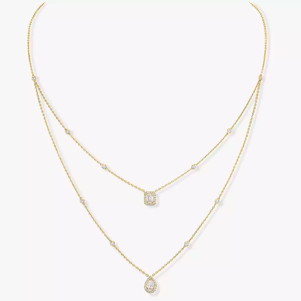 Diamond Necklace My Twin 2 Rows