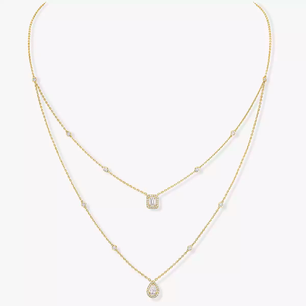 Diamond Necklace My Twin 2 Rows