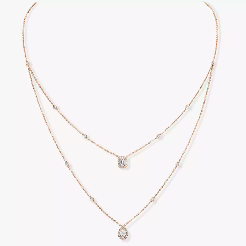 Diamond Necklace My Twin 2 Rows