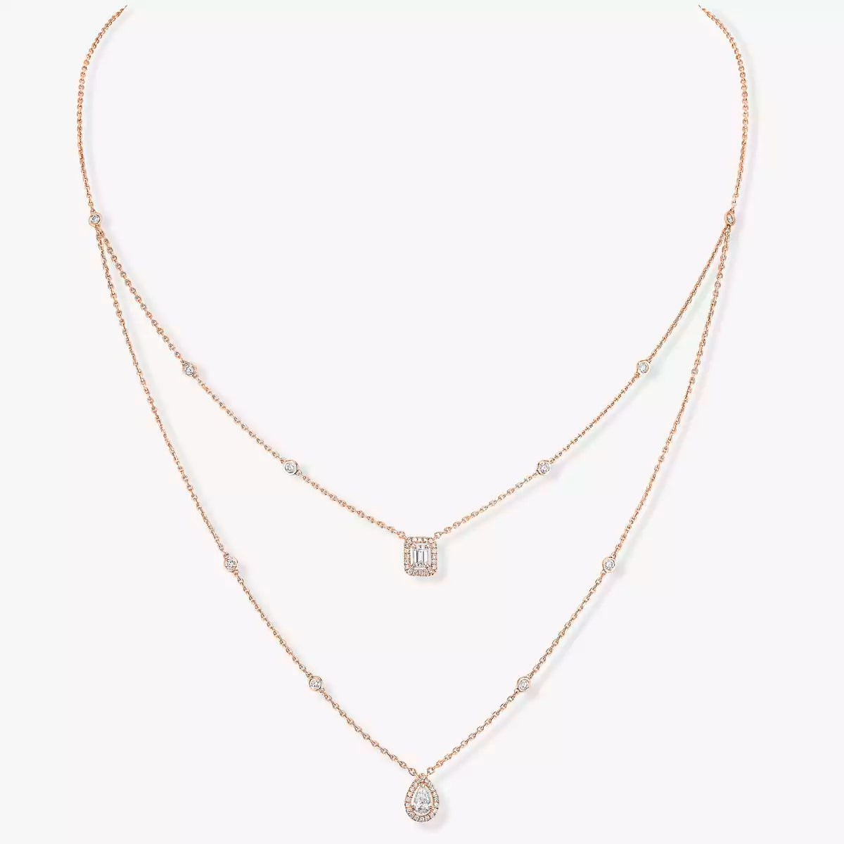 Diamond Necklace My Twin 2 Rows
