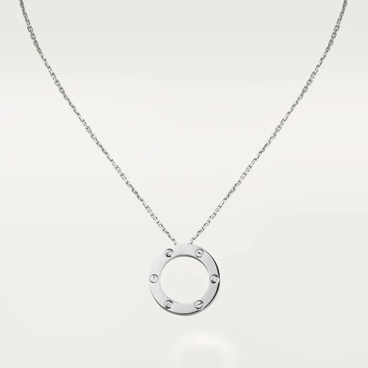 LOVE NECKLACE, 3 DIAMONDS