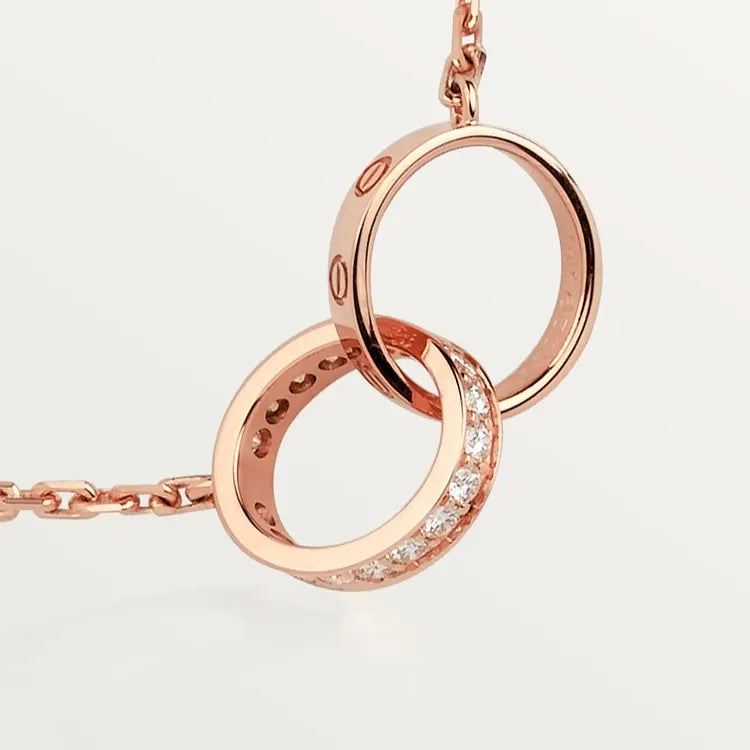 LOVE NECKLACE, DIAMONDS