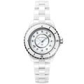 J12 33mm White Mother of Pearl Diamond Dial Bracelet Watch