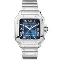 Santos de Cartier Large Automatic Steel Bracelet