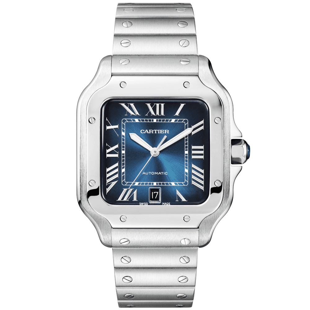 Santos de Cartier Large Automatic Steel Bracelet