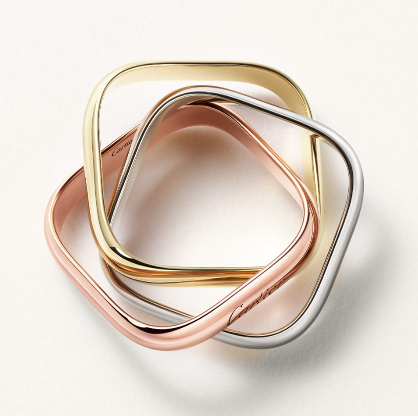TRINITY CUSHION RING, MEDIUM MODEL