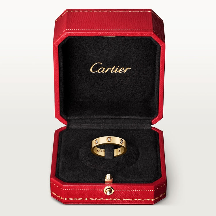 LOVE WEDDING BAND, 8 DIAMONDS