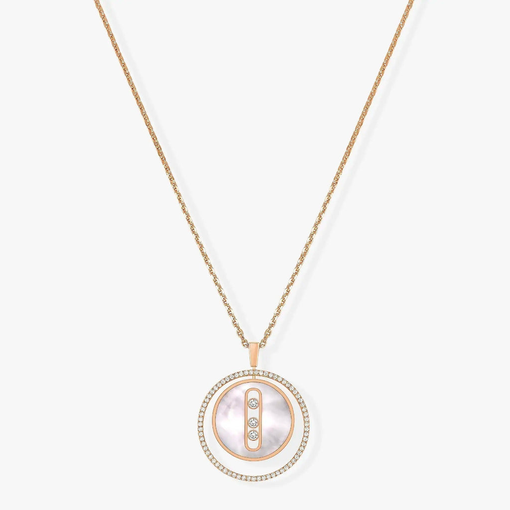 MOVE MM NACRE BLANCHE DIAMOND NECKLACE