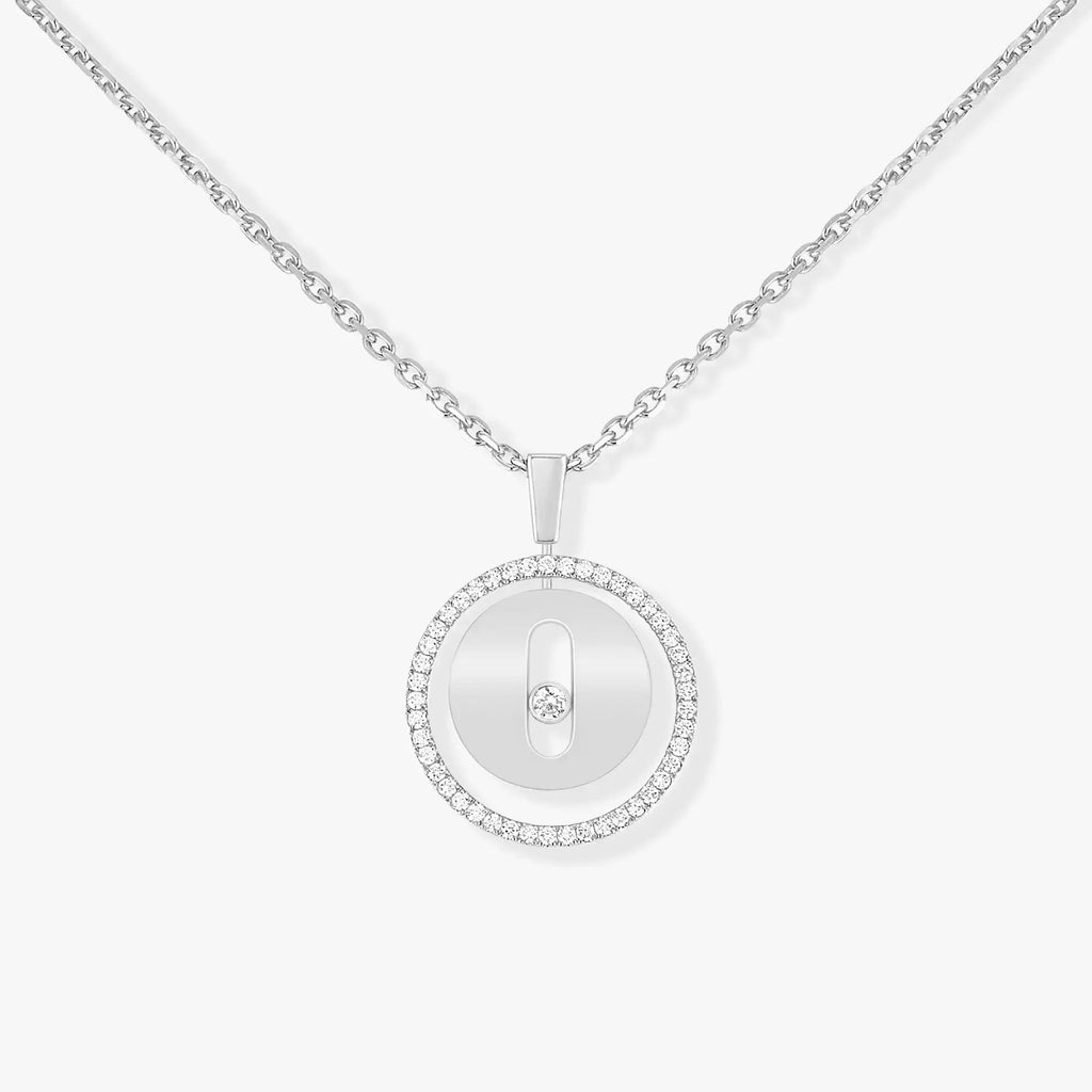 MOVE PM NECKLACE SILVER DIAMOND