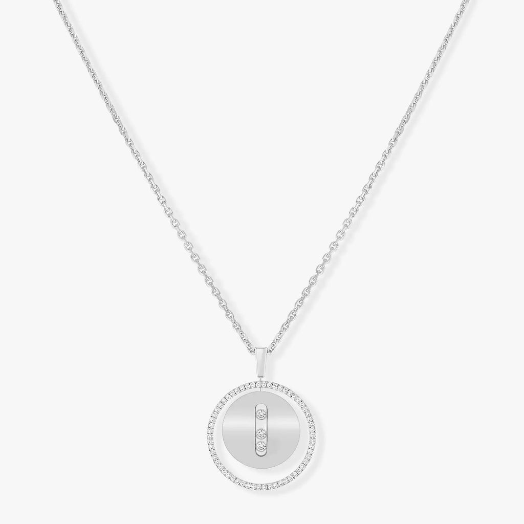 MOVE MM SILVER DIAMOND NECKLACE