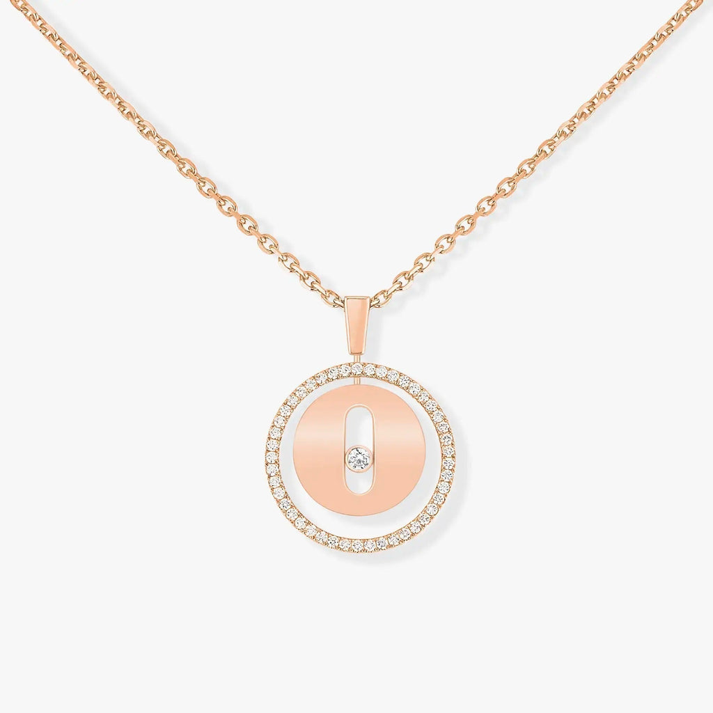 MOVE PM NECKLACE PINK GOLD DIAMOND