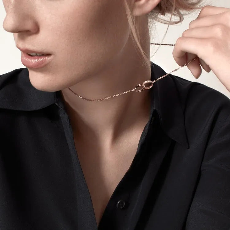 LOVE NECKLACE, DIAMONDS