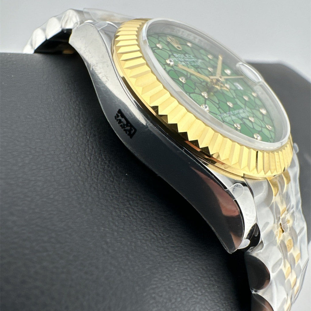 Rolex Datejust 31 Green Dial Diamonds Women's Watch 278273-0032