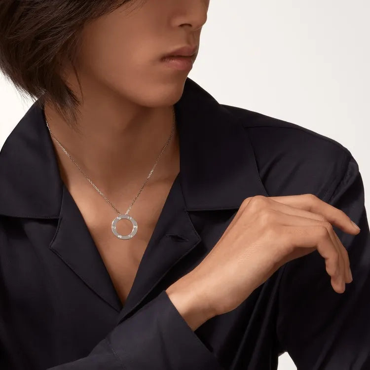 LOVE NECKLACE, 3 DIAMONDS