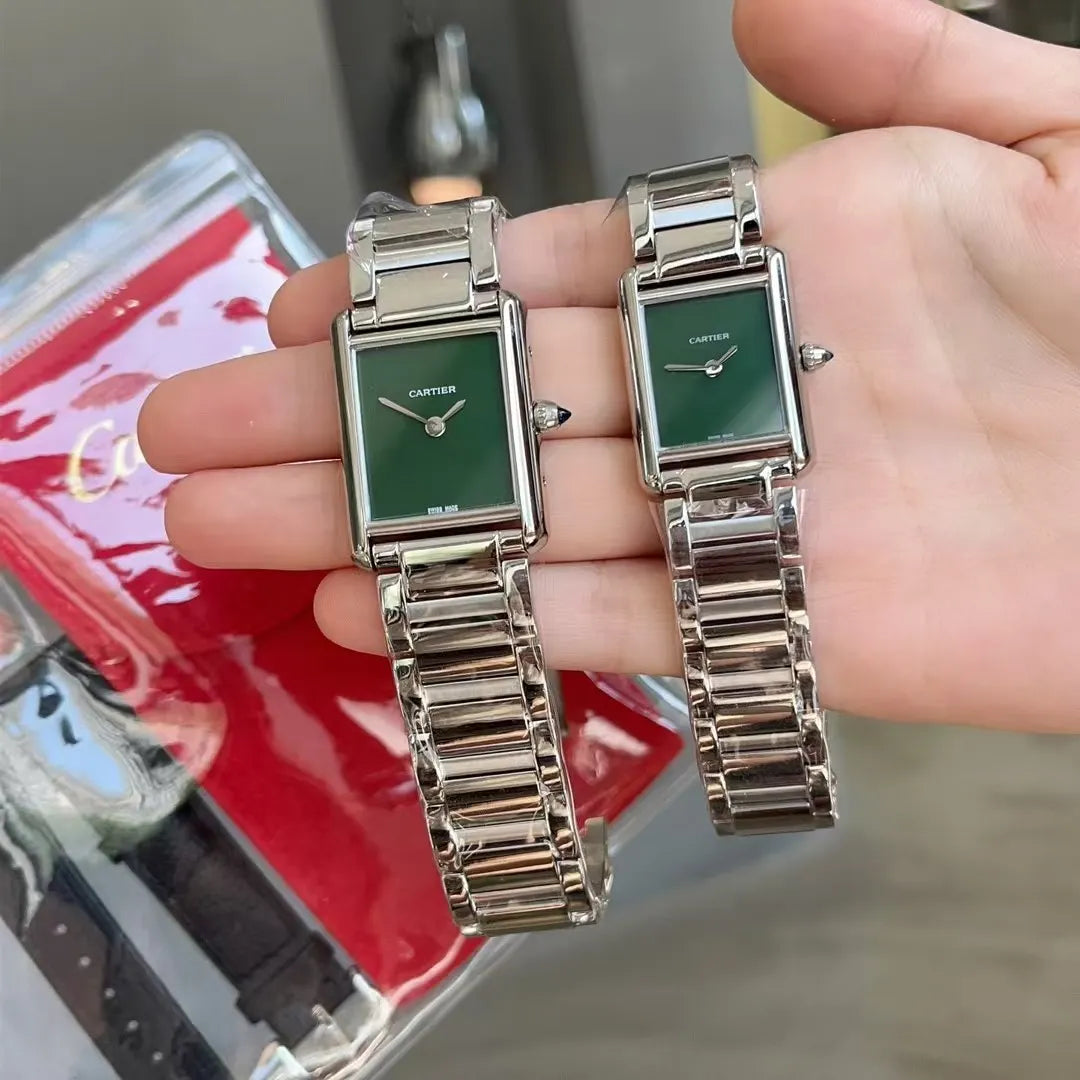 Cartier Tank Must  Stainless steel strap Watch