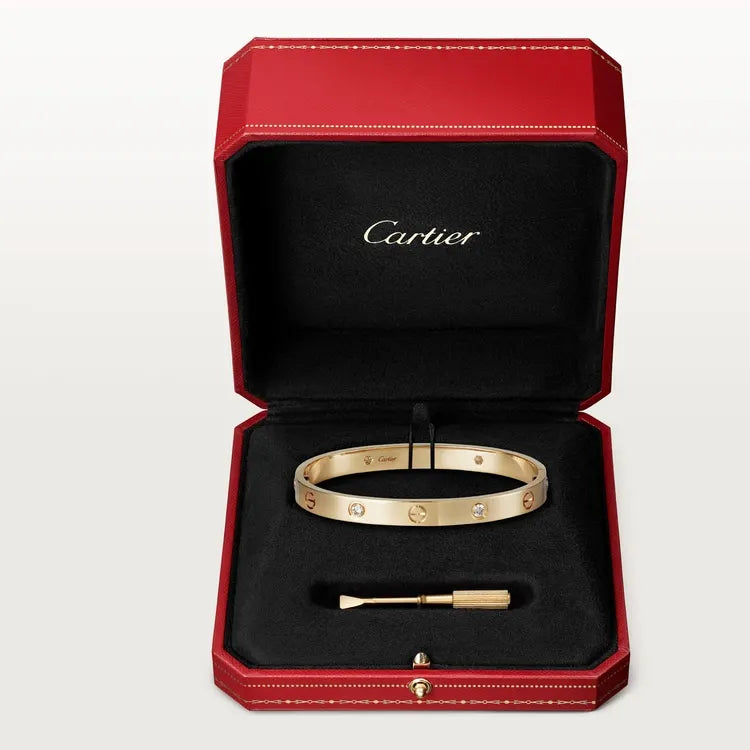LOVE BRACELET, 4 DIAMONDS