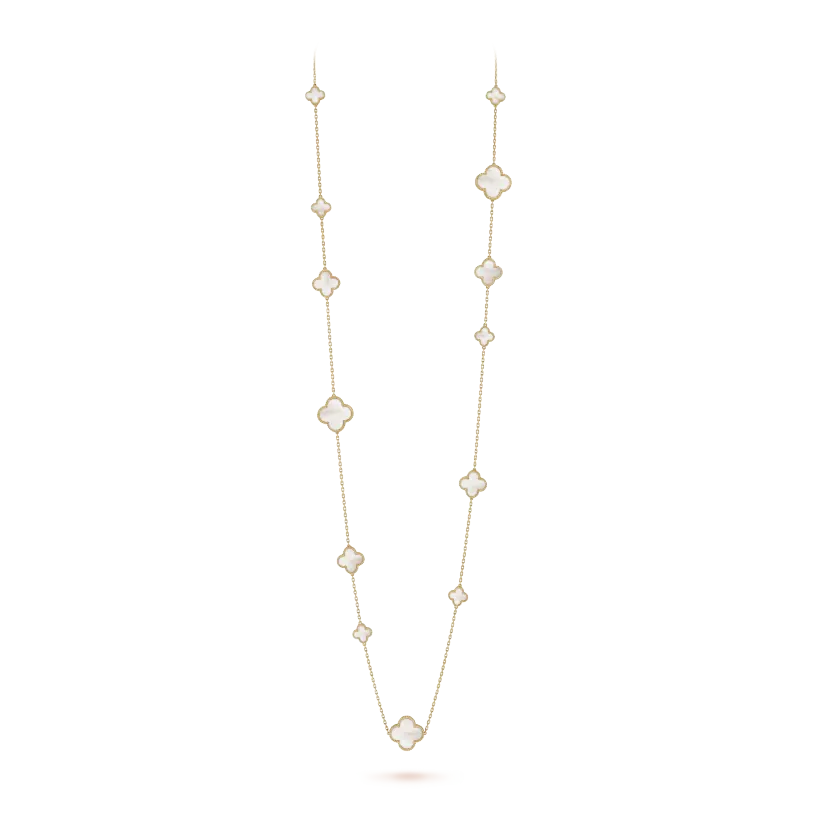 Van Cleef &Arpels Magic Alhambra Long Necklace, 16 Charms