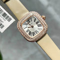 Coussin de Cartier Small 18ct White Gold Diamond Set Watch WJCS0002