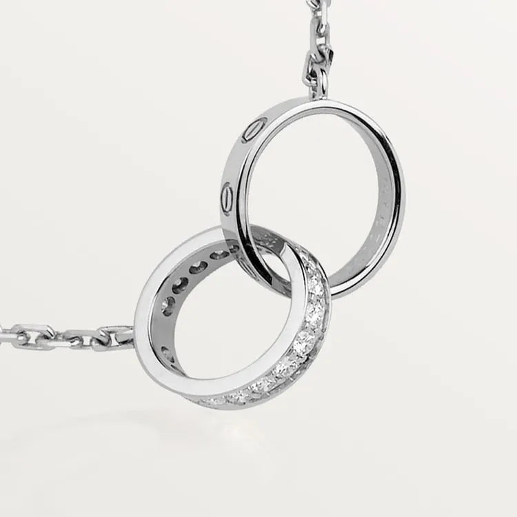 LOVE NECKLACE, DIAMONDS