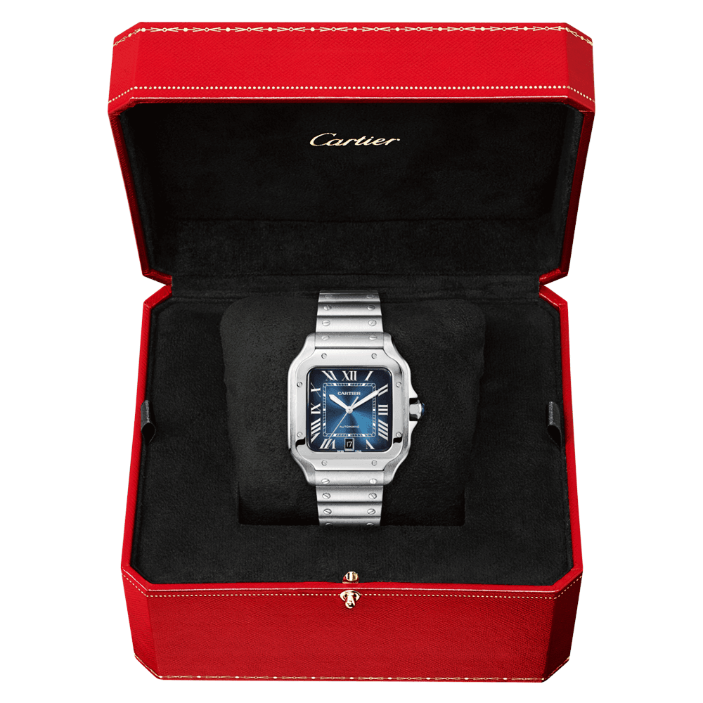 Santos de Cartier Large Automatic Steel Bracelet