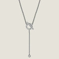 FINESSE SILVER DIAMOND NECKLACE