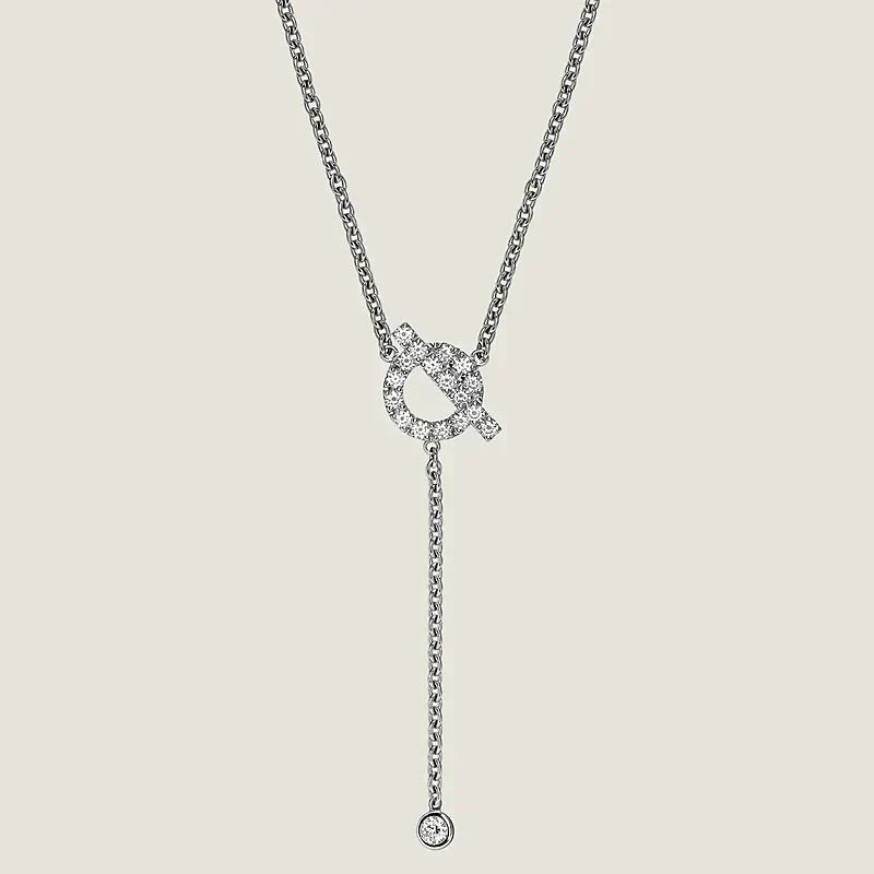 FINESSE SILVER DIAMOND NECKLACE