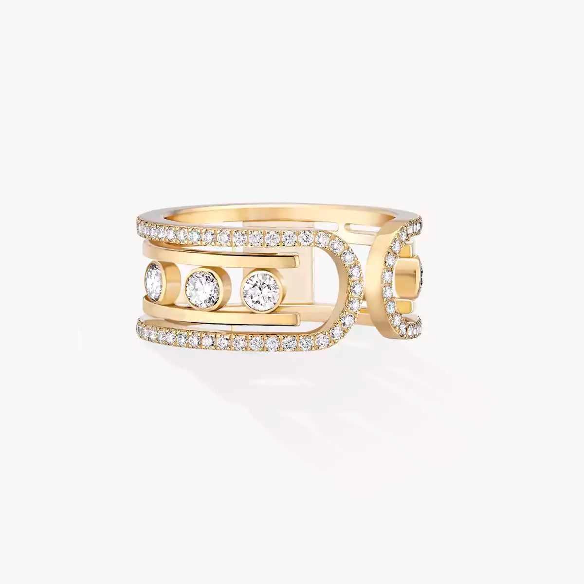 Move 10th Diamond Ring in Gold