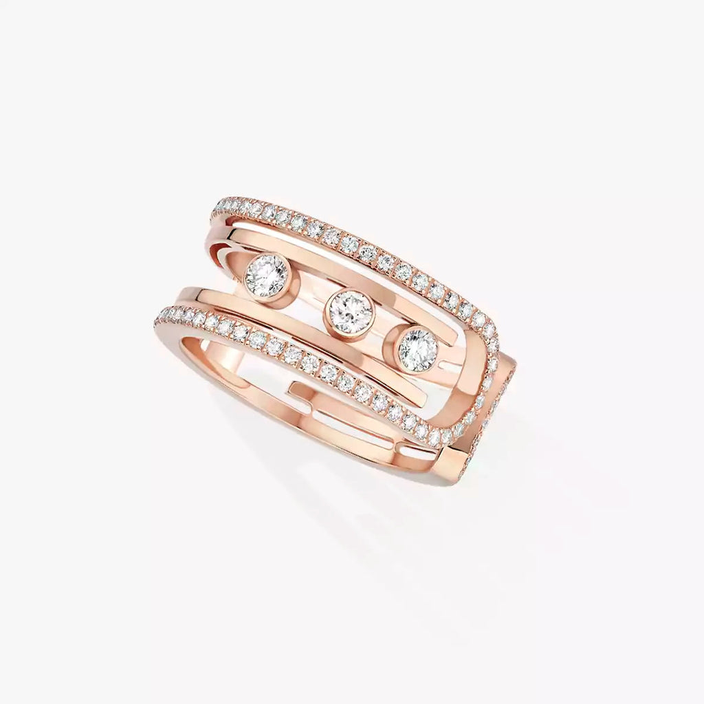 Move 10th Diamond Ring in Gold