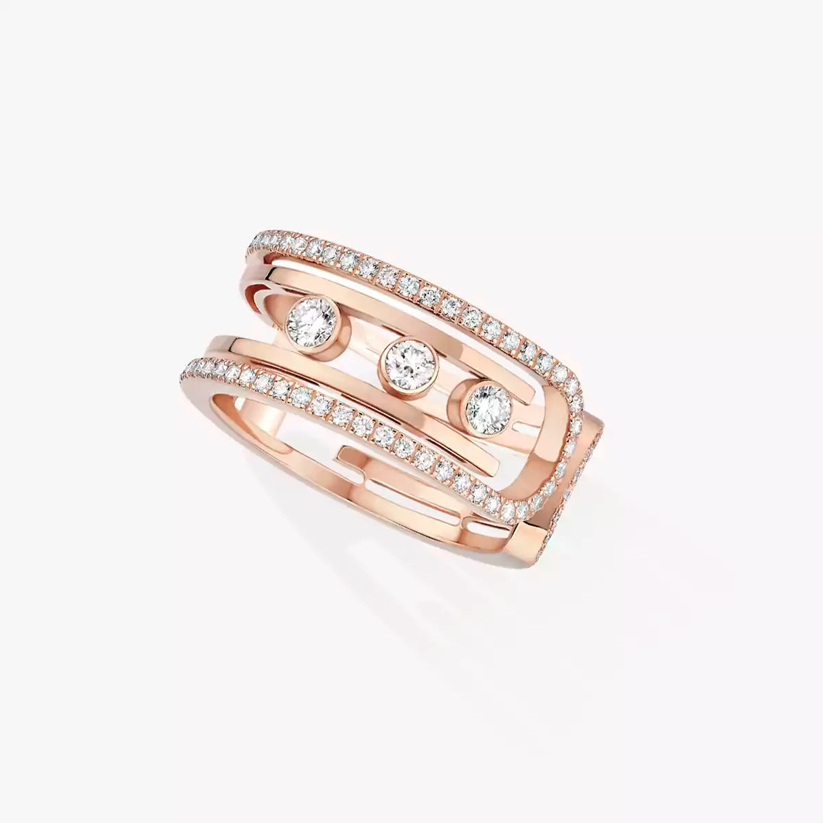 Move 10th Diamond Ring in Gold