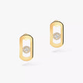 So Move Diamond Earrings in Yellow Gold