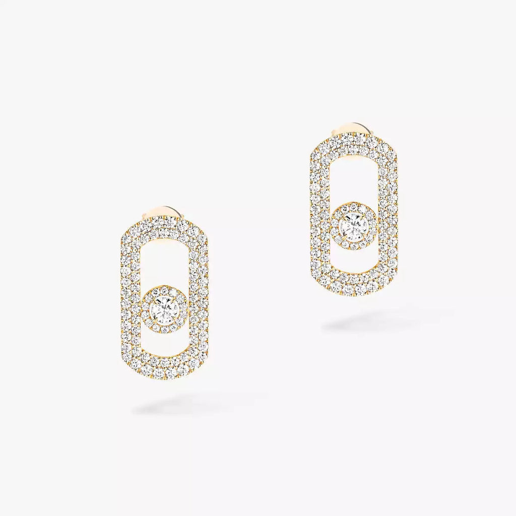 So Move Pave_-Set Diamond Earrings in Silver