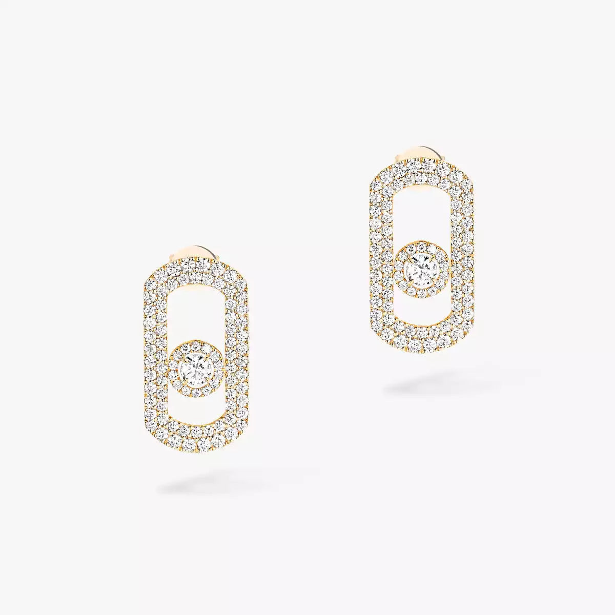 So Move Pave_-Set Diamond Earrings in Silver