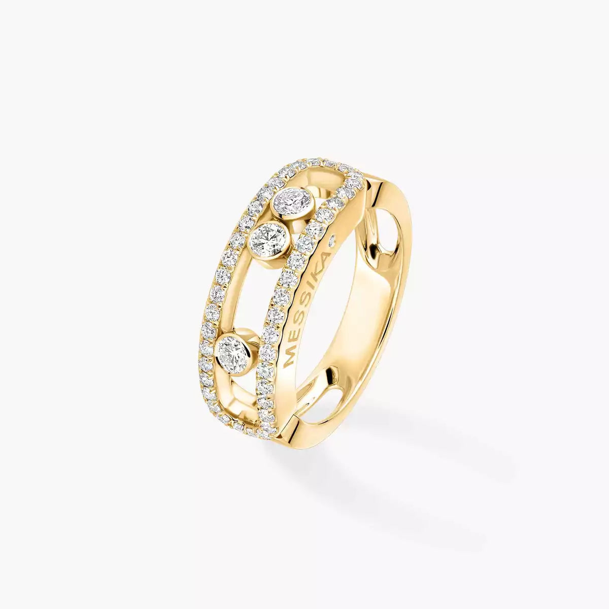 Move Gold Diamond Pave_ Ring